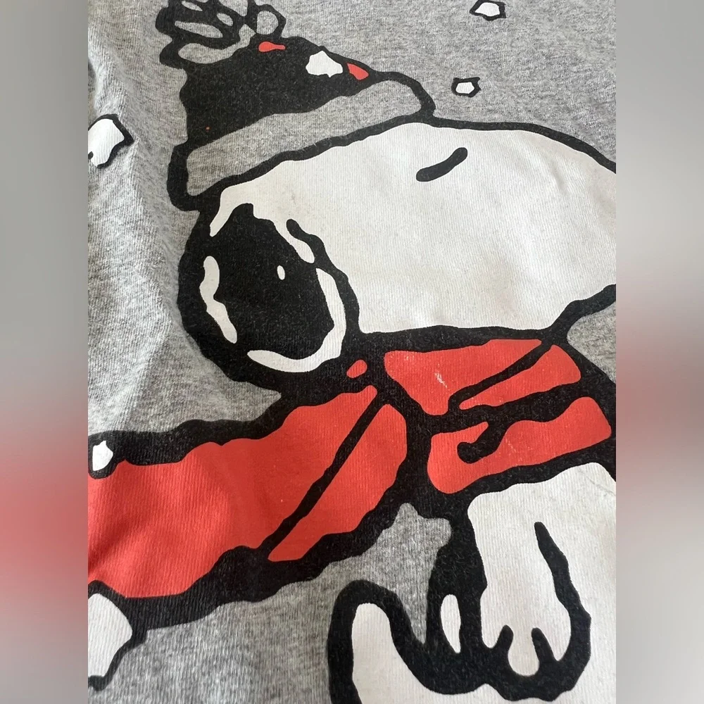 GAP Kids PEANUTS Size Medium Long Sleeve Graphic Shirt